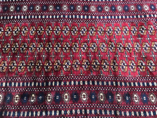 Vintage Fine Boukhara Afghan Rug-YMM-1062146