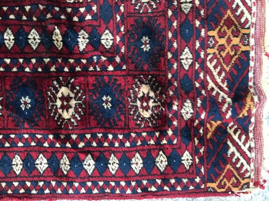 Vintage Fine Boukhara Afghan Rug-YMM-1062146