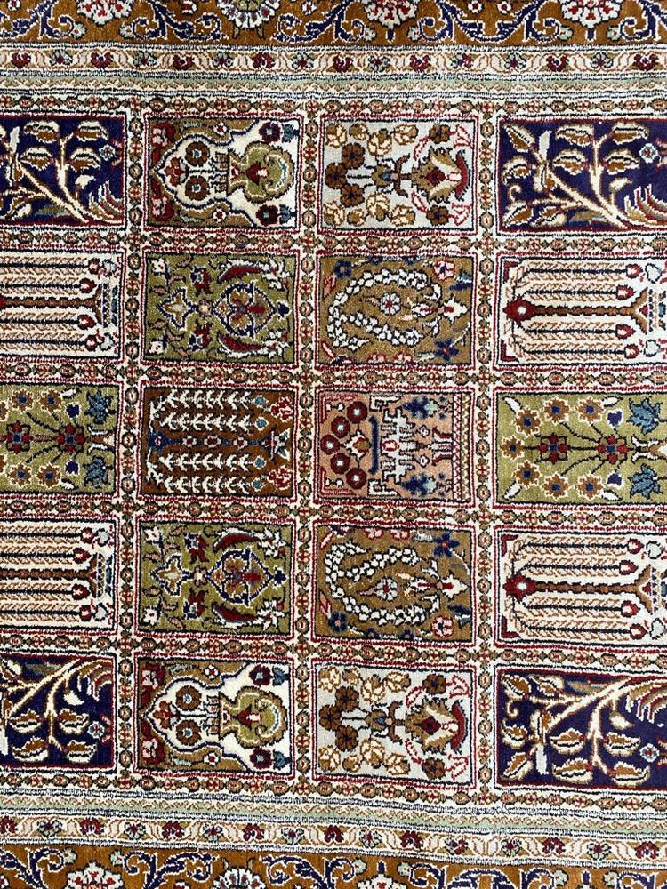 Vintage Fine Silk Hereke Style Rug