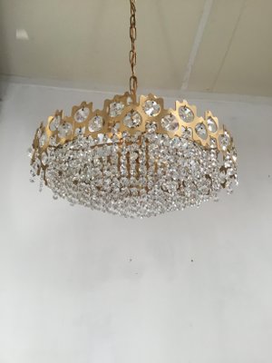 Vintage Finnish Crystal Glass Chandelier-SU-730006