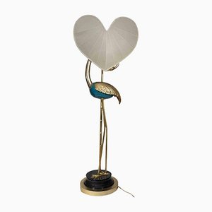 Vintage Flamingo Turquoise and Gold Lamp Lamp by Antonio Pavia, 1970s-ZCI-1166734