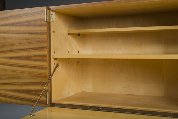 Vintage Floating Wall Sideboard in Walnut, 1960s-ZZH-1811116