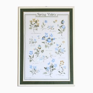 Vintage Flower Chart, 1960s-TOI-1058917