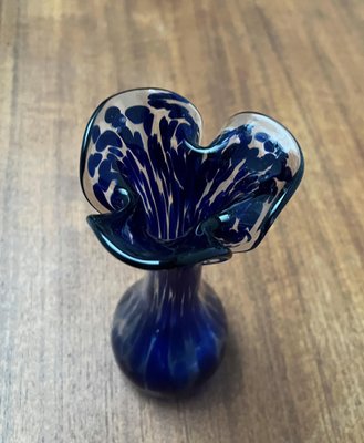 Vintage Flower Murano Glass Vase-UAH-1771805