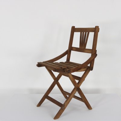 Vintage Foldable Childrens Chair in Teak from Fratelli Reguitdi, 1960s-AA-1781238