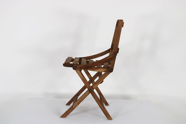 Vintage Foldable Childrens Chair in Teak from Fratelli Reguitdi, 1960s-AA-1781238