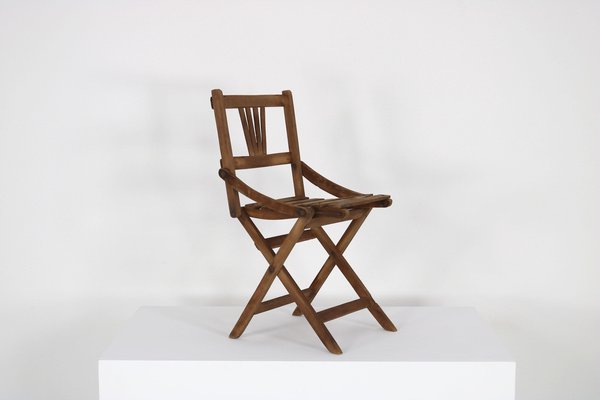 Vintage Foldable Childrens Chair in Teak from Fratelli Reguitdi, 1960s-AA-1781238