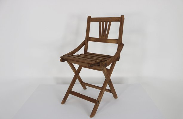 Vintage Foldable Childrens Chair in Teak from Fratelli Reguitdi, 1960s-AA-1781238