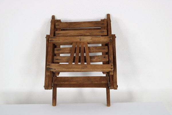 Vintage Foldable Childrens Chair in Teak from Fratelli Reguitdi, 1960s-AA-1781238