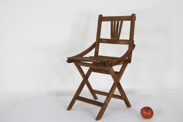 Vintage Foldable Childrens Chair in Teak from Fratelli Reguitdi, 1960s-AA-1781238