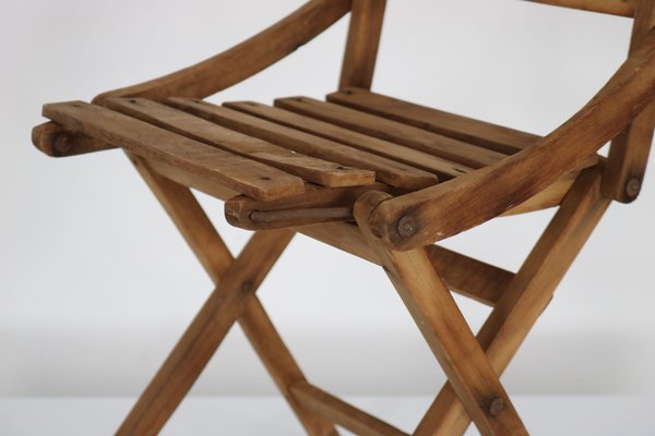 Vintage Foldable Childrens Chair in Teak from Fratelli Reguitdi, 1960s-AA-1781238