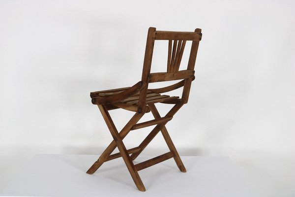 Vintage Foldable Childrens Chair in Teak from Fratelli Reguitdi, 1960s-AA-1781238