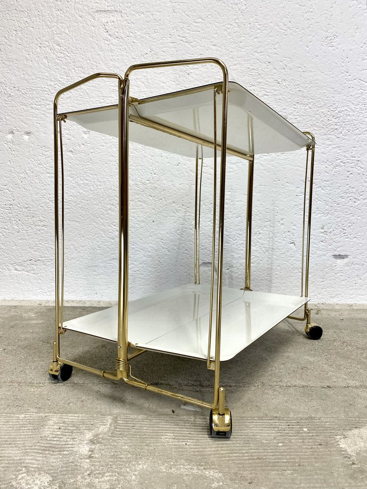 Vintage Foldable Serving Cart, 1980s