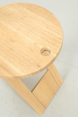 Vintage Foldable Wood Stool-OKG-1707028