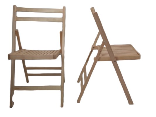 Vintage Folding Chairs, Set of 2-TCS-1311460