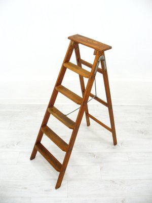 Vintage Folding Ladder, 1920s-WVA-1332889