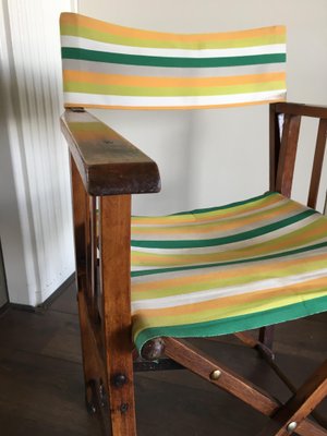 Vintage Folding Safari Chair, 1940s-DE-676962