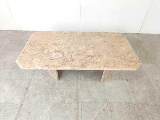 Vintage Fossil Stone Coffee Table, 1970s-IRH-1765419