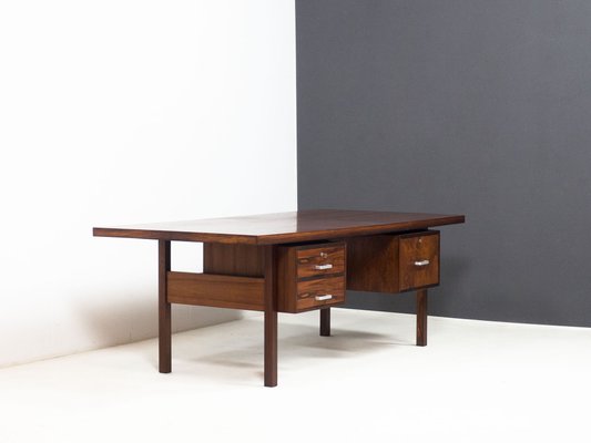 Vintage Free Standing Rosewood Writing Desk-YS-2015931