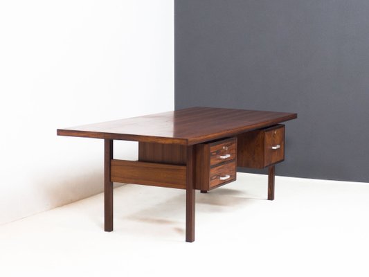 Vintage Free Standing Rosewood Writing Desk-YS-2015931