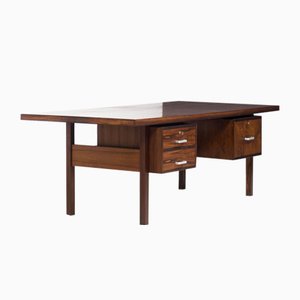 Vintage Free Standing Rosewood Writing Desk-YS-2015931