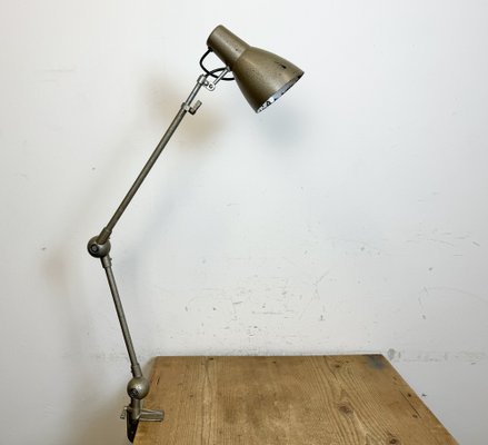 Vintage French Adjustable Table Lamp in Grey, 1960s-CGF-1792246