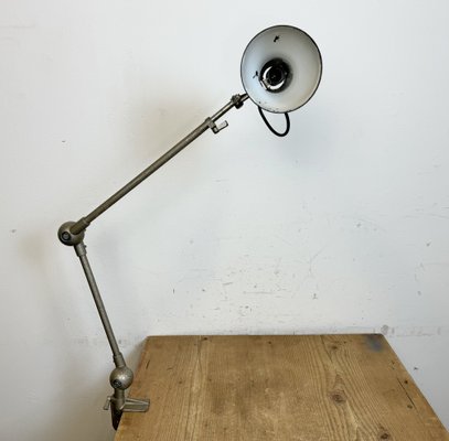 Vintage French Adjustable Table Lamp in Grey, 1960s-CGF-1792246