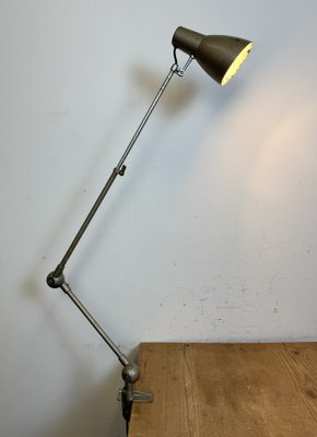 Vintage French Adjustable Table Lamp in Grey, 1960s-CGF-1792246