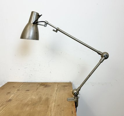 Vintage French Adjustable Table Lamp in Grey, 1960s-CGF-1792246