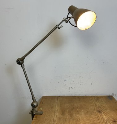 Vintage French Adjustable Table Lamp in Grey, 1960s-CGF-1792246