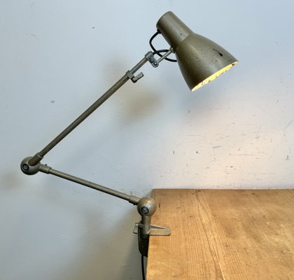 Vintage French Adjustable Table Lamp in Grey, 1960s-CGF-1792246