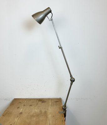 Vintage French Adjustable Table Lamp in Grey, 1960s-CGF-1792246