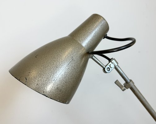 Vintage French Adjustable Table Lamp in Grey, 1960s-CGF-1792246