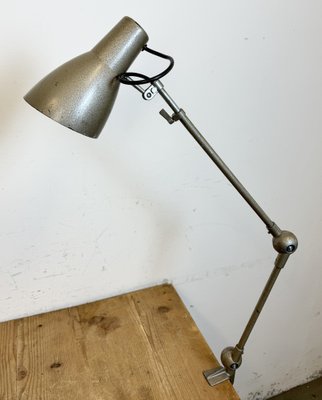 Vintage French Adjustable Table Lamp in Grey, 1960s-CGF-1792246