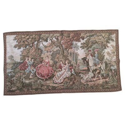 Vintage French Aubusson Style Jacquard Tapestry, 1980s-YMM-1813069