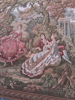 Vintage French Aubusson Style Jacquard Tapestry, 1980s-YMM-1813069