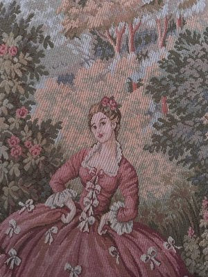 Vintage French Aubusson Style Jacquard Tapestry, 1980s-YMM-1813069