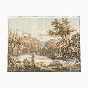 Vintage French Aubusson Style Jacquard Tapestry-YMM-1061594