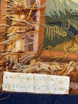 Vintage French Aubusson Tapestry-YMM-1144822