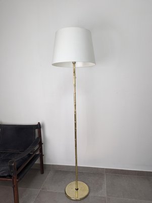 Vintage French Brass Bamboo Lamp, 1970s-JJT-1311156