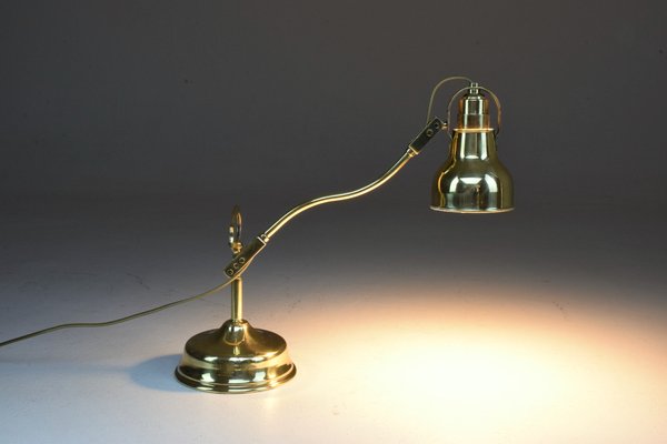 Vintage French Brass Table Lamp-GXL-581970