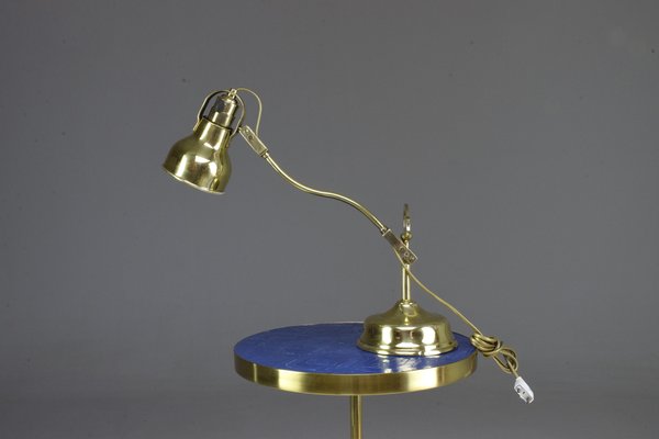 Vintage French Brass Table Lamp-GXL-581970