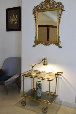 Vintage French Brass Table Lamp-GXL-581970