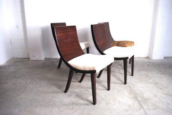 Vintage French Chairs, 1950s, Set of 6-JQO-765351