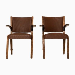 Vintage French Chairs by Hugues Steiner, 1960s, Set of 2-UQV-1254471