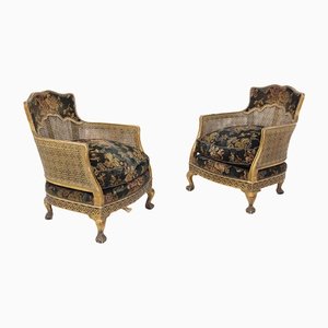 Vintage French Chinese Style Armchairs, Set of 2-RCE-1240097