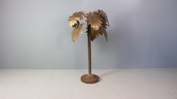 Vintage French Coastal Copper Palm Tree from Maison Jansen, 1970s-DT-2026310