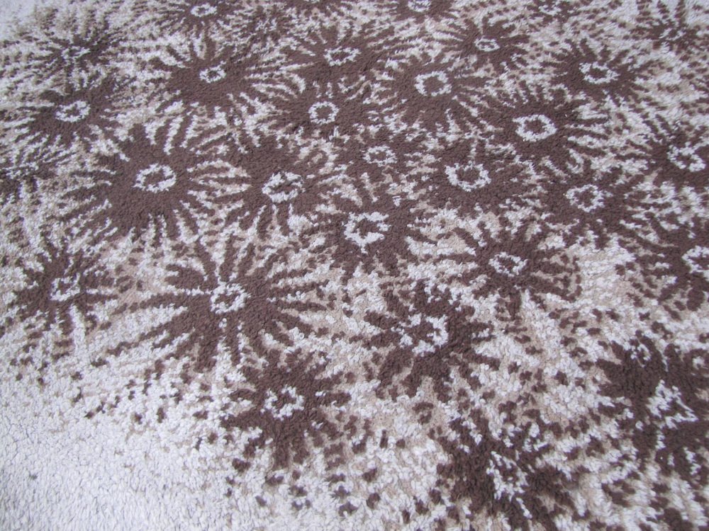 Vintage French Cogolin Hand Knotted Modern Rug