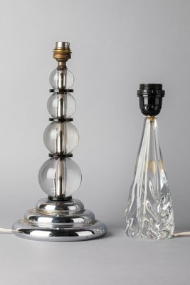 Vintage French Crystal Table Lamp, 1940s-XTS-669273