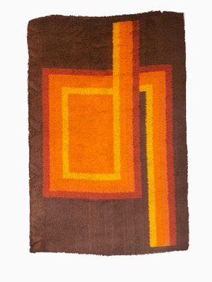 Vintage French Cubist Rug, 1970s-LA-1765355